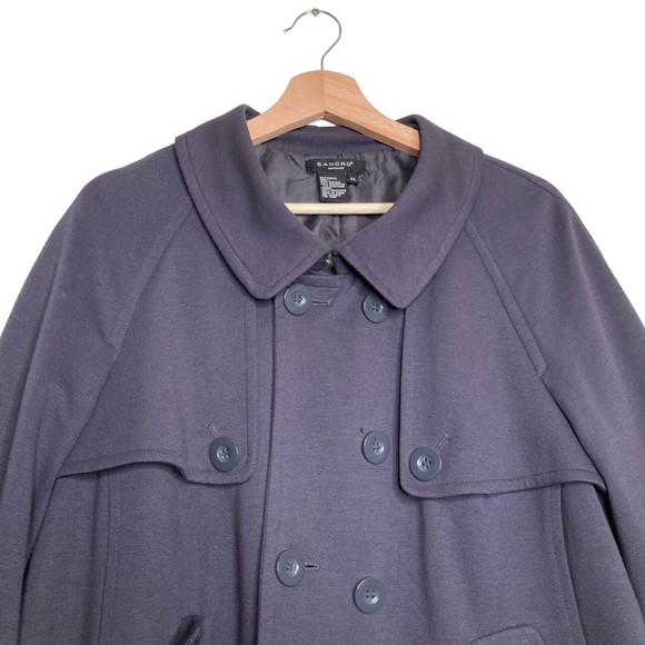 Sandro Sportswear Women's Dark Gray Round Collar Jacket Size XL - Picture 6 of 11